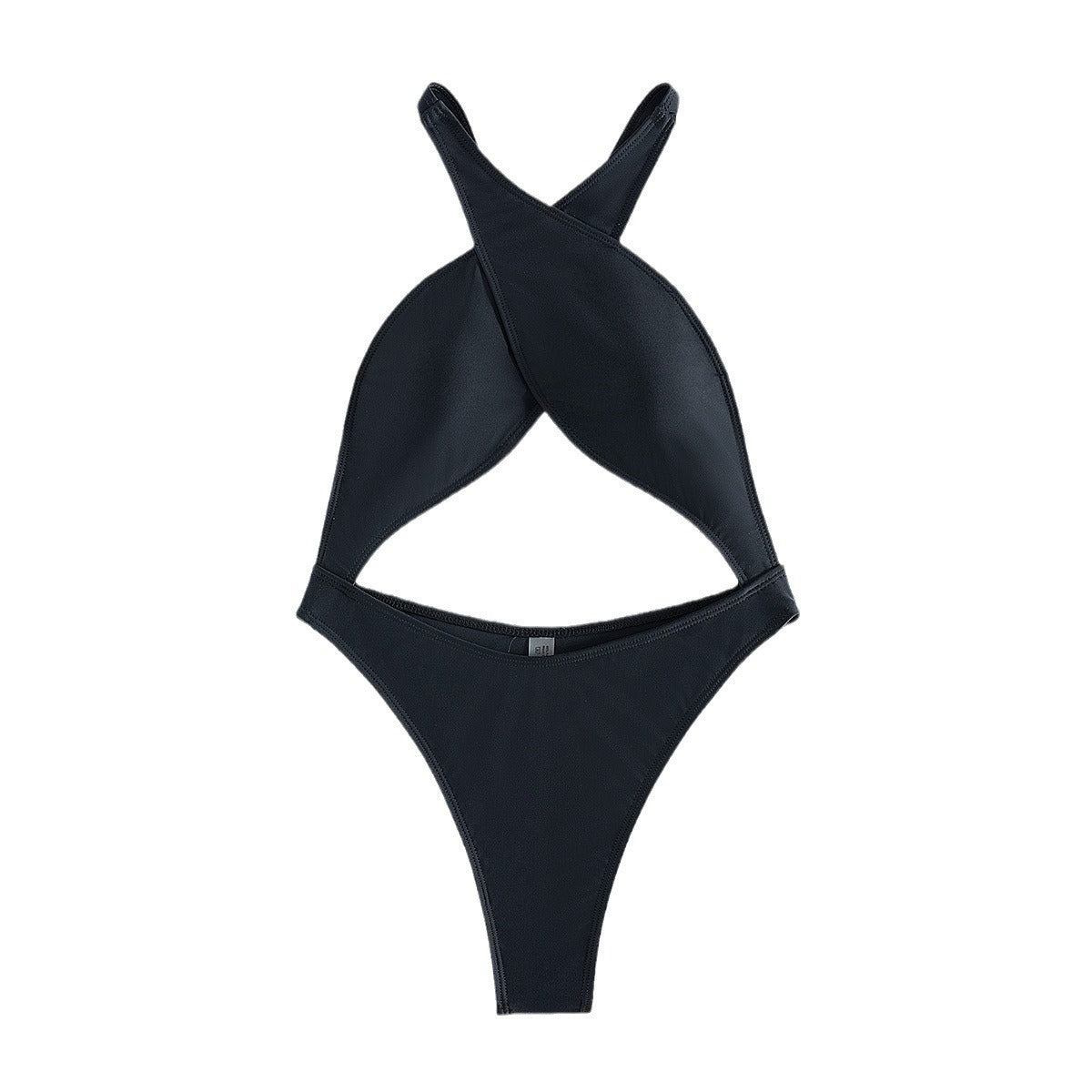 Women’s One-Piece Neck-Tie Swimsuit