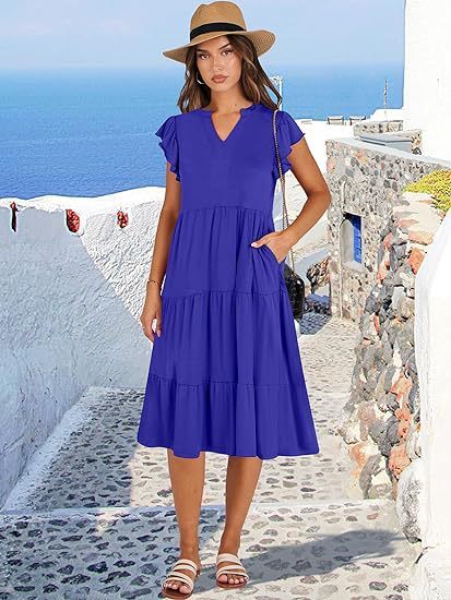 Women’s Mid-Length Swing Pocket Dress