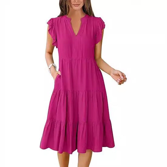 Women’s Mid-Length Swing Pocket Dress
