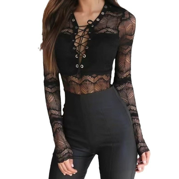 Women’s French Style Lace Outfit – Sophisticated & Modern