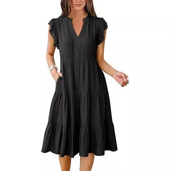 Women’s Mid-Length Swing Pocket Dress