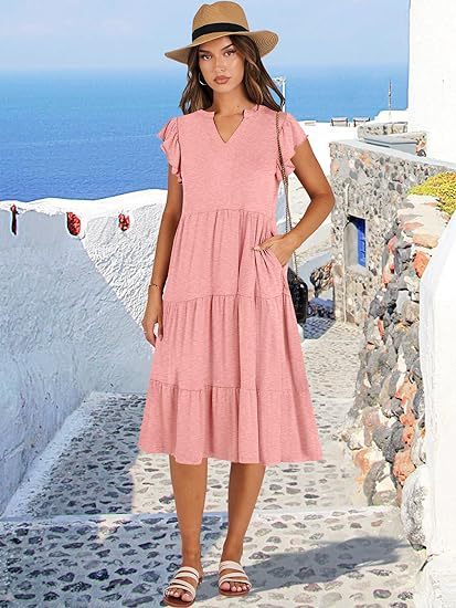 Women’s Mid-Length Swing Pocket Dress