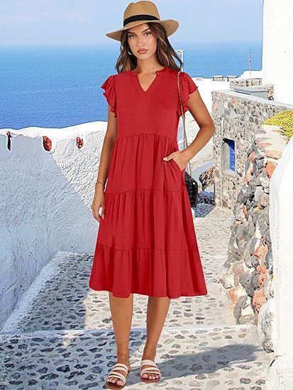 Women’s Mid-Length Swing Pocket Dress