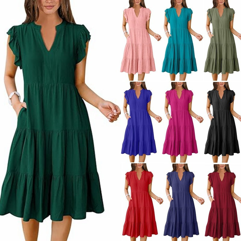 Women’s Mid-Length Swing Pocket Dress