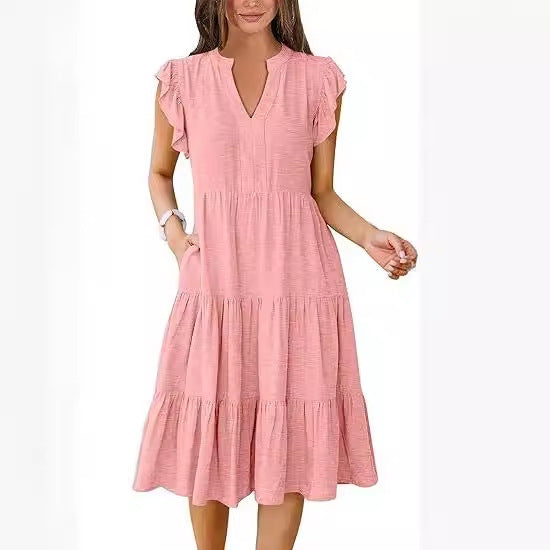 Women’s Mid-Length Swing Pocket Dress