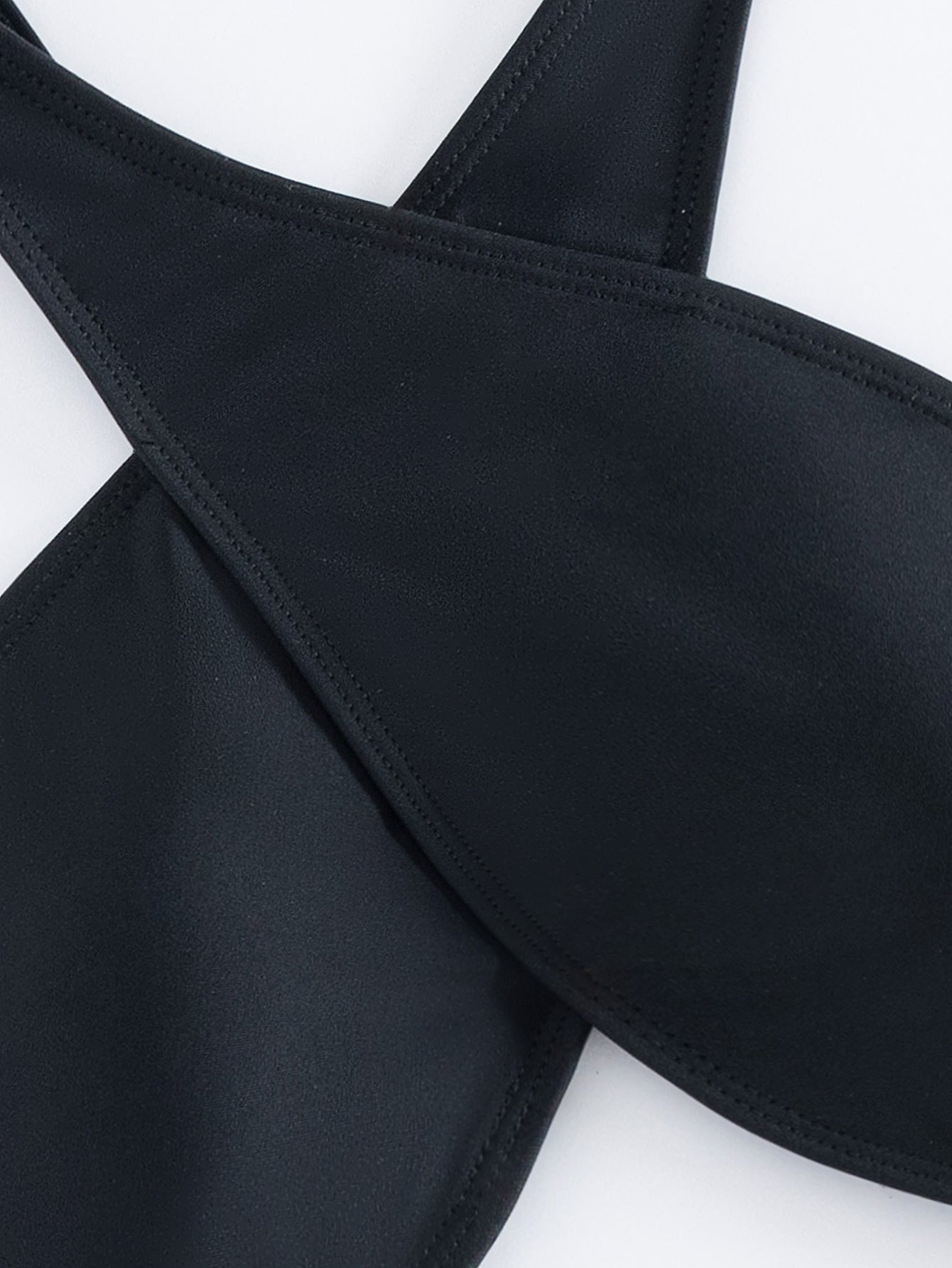 Women’s One-Piece Neck-Tie Swimsuit