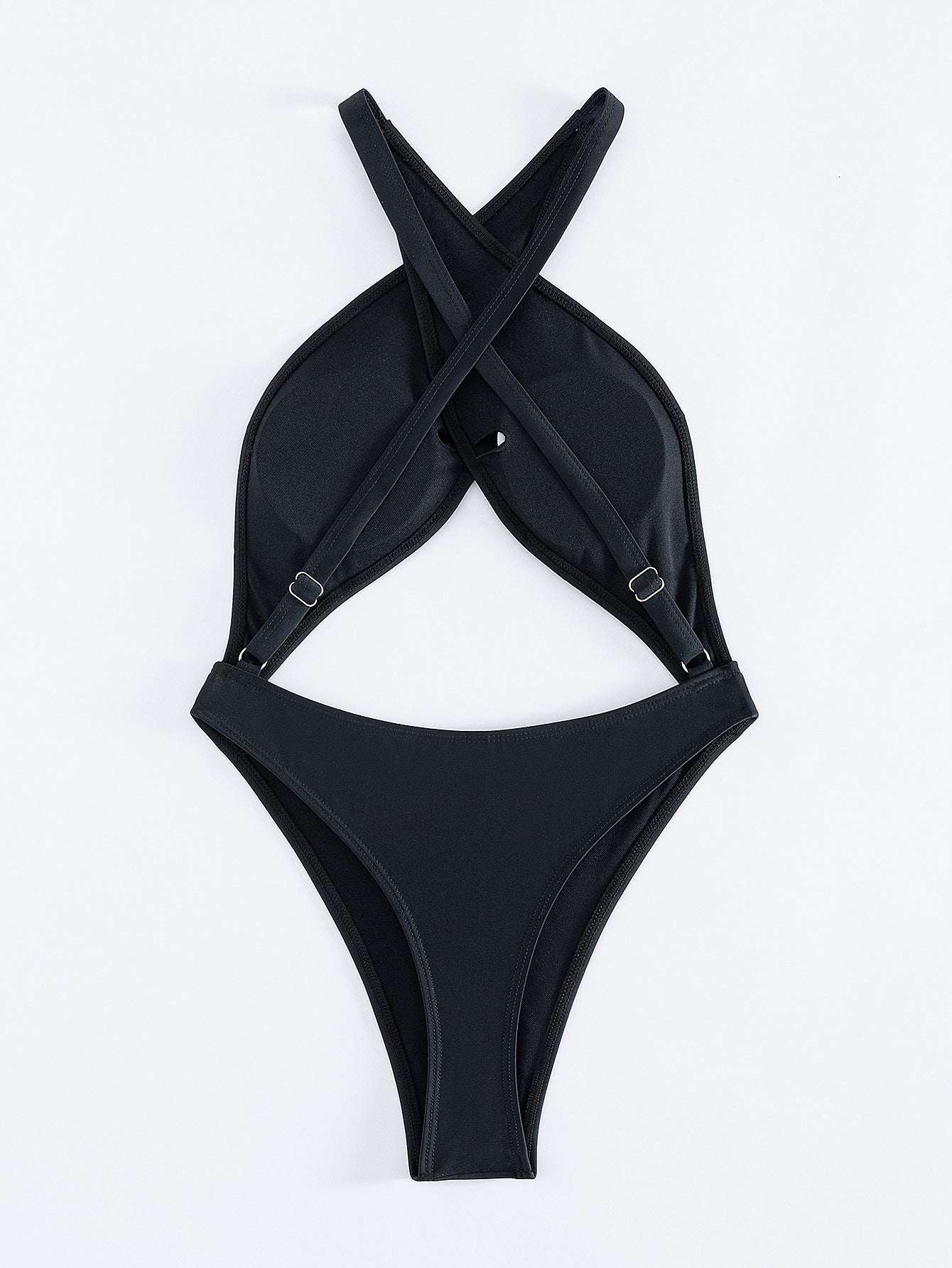 Women’s One-Piece Neck-Tie Swimsuit