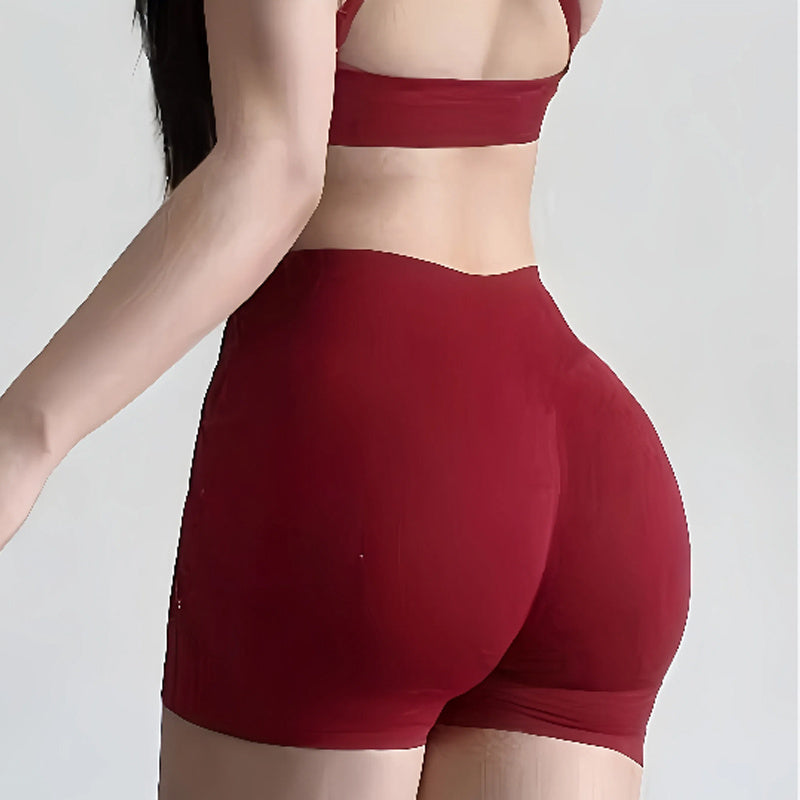 Quick-Dry High-Waisted Workout Shorts
