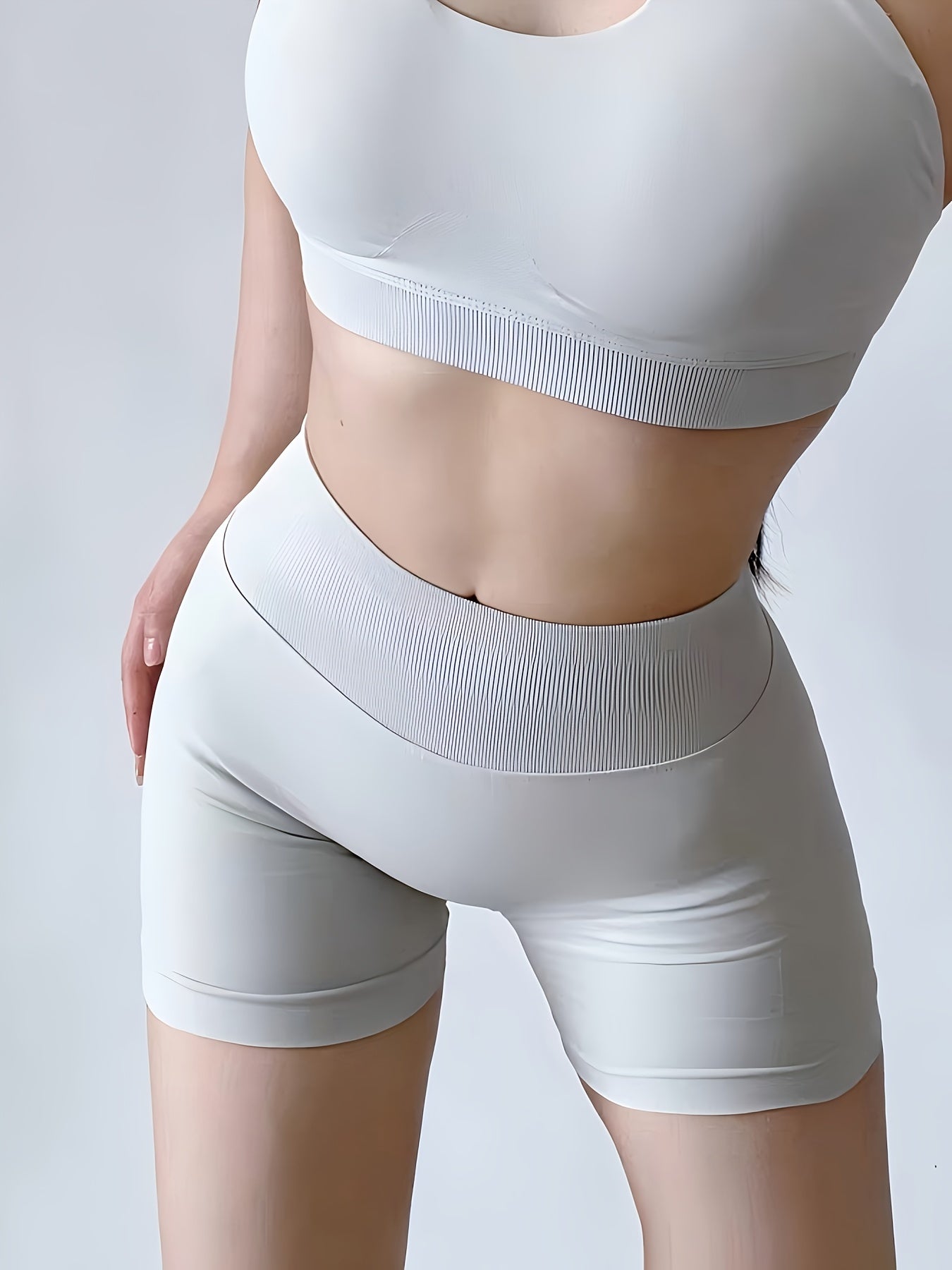 Quick-Dry High-Waisted Workout Shorts