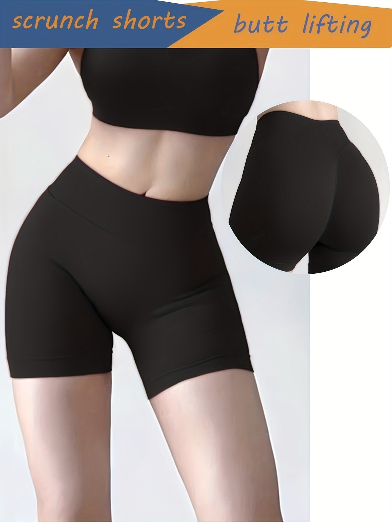 Quick-Dry High-Waisted Workout Shorts