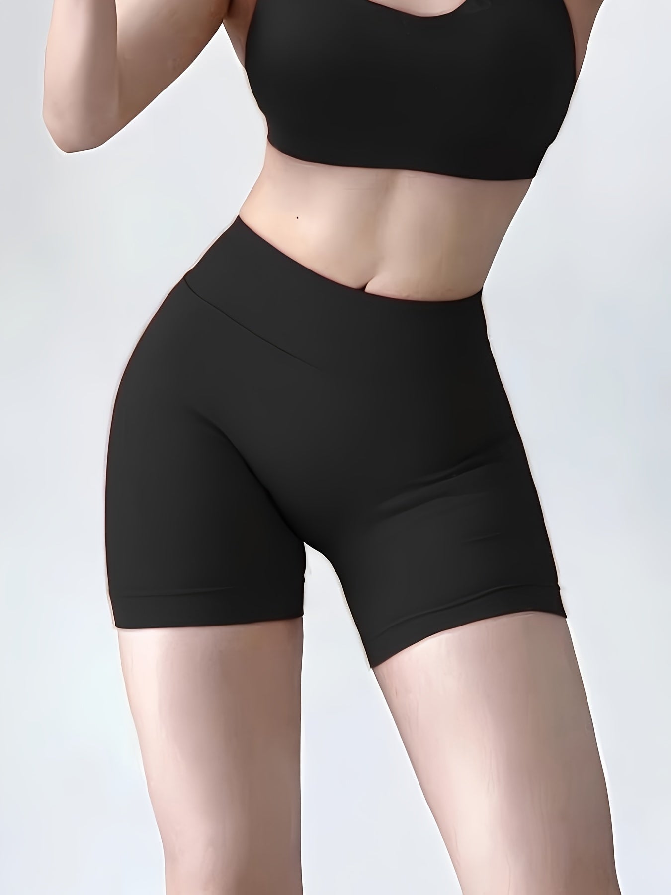 Quick-Dry High-Waisted Workout Shorts