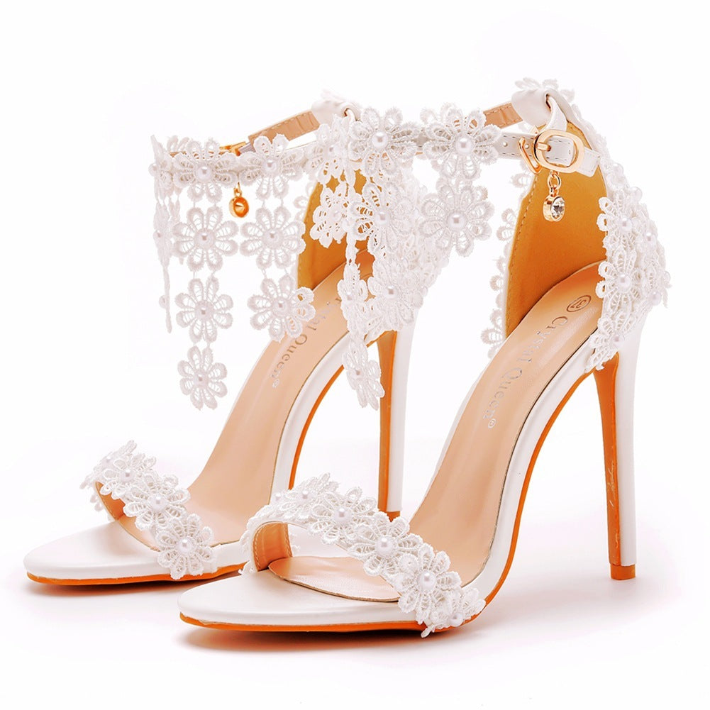 Sparkly Crystal Stiletto Party Shoes