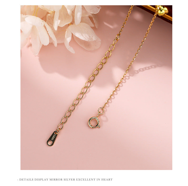 Japanese Cherry Blossom Clavicle Necklace